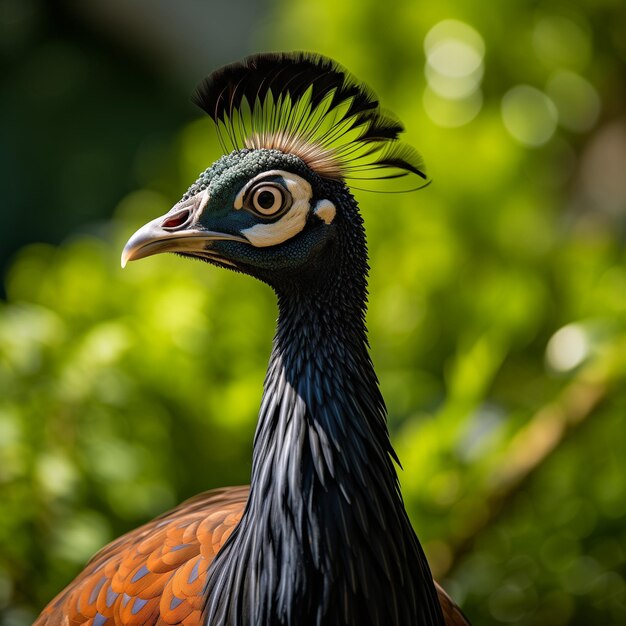 Foto un pavo real