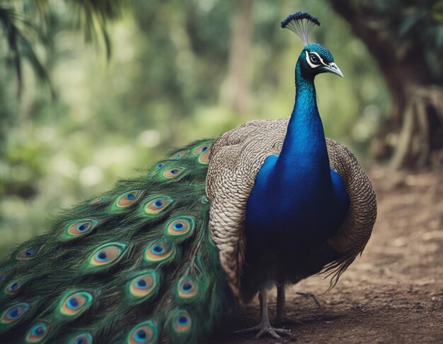 Un pavo realista