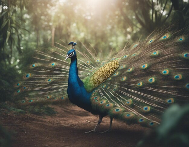 Un pavo realista