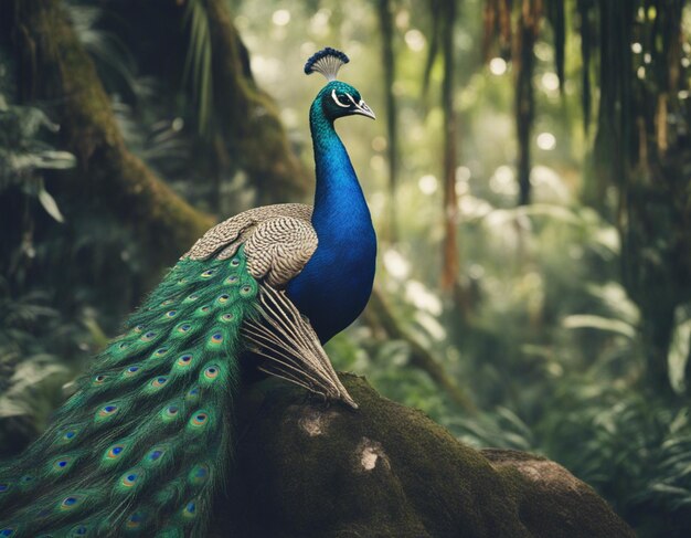 Un pavo realista