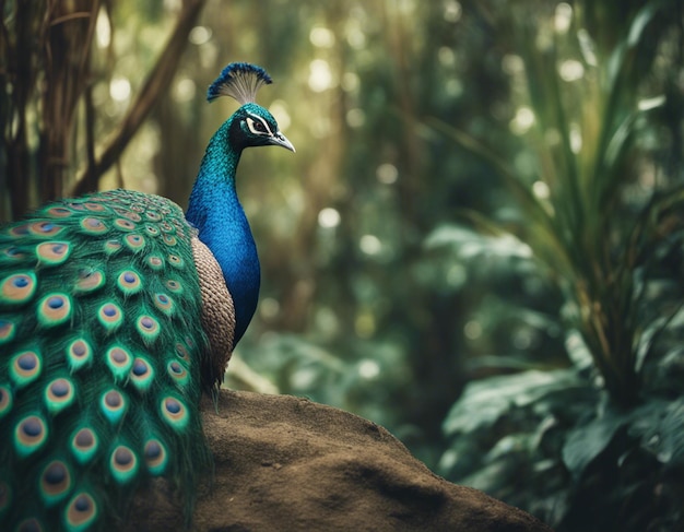 Un pavo realista