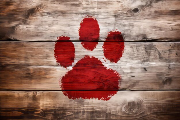 Foto pawsitively adorable ein hund paw print grenze ar 32