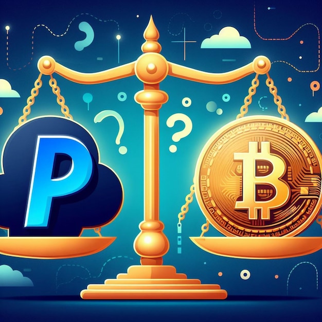 Foto paypal ou bitcoin para transações desvendando as características que definem cada sistema de pagamento