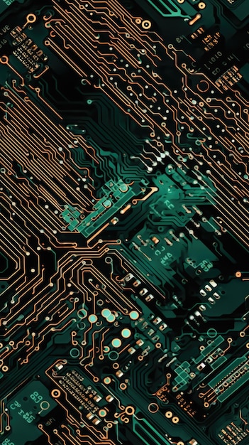 Pcb com microchips