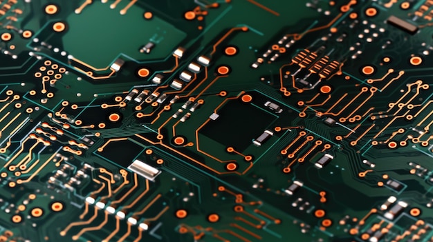 PCB con microchips