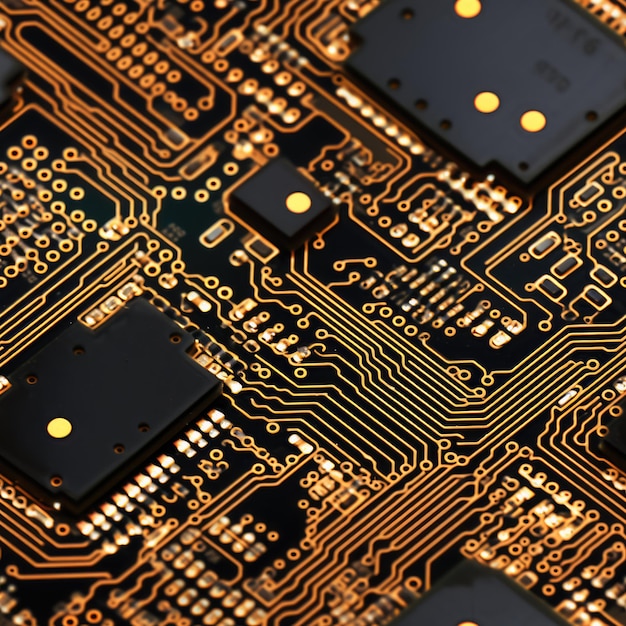 PCB con microchips