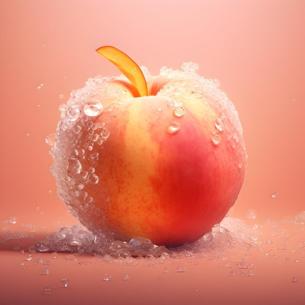 Foto peach fuzz-thema