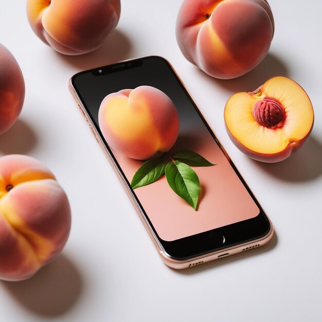 Peachn ein Smartphone