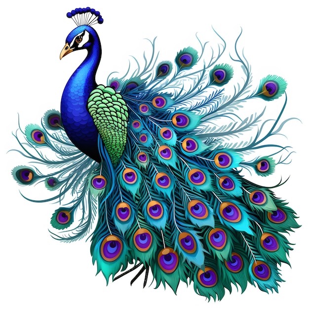 Peacock_clip_art