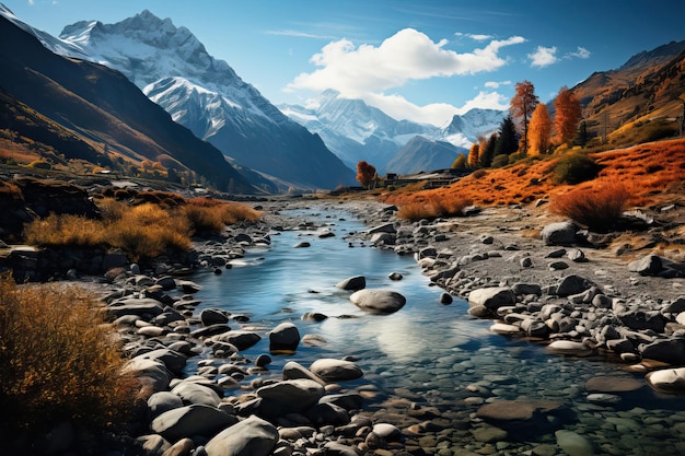 Pearl Lake Herbst Schneeberg