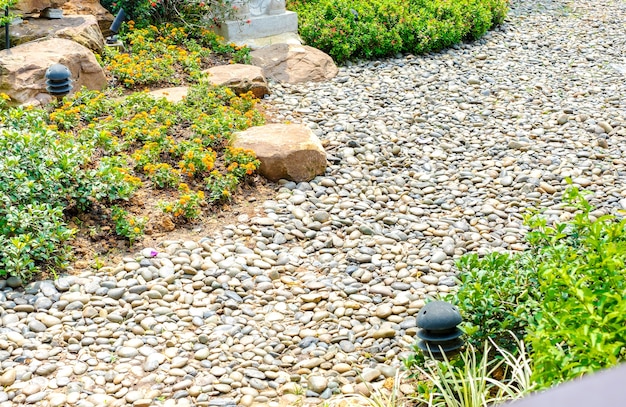 Pebble Weg im chinesischen Garten