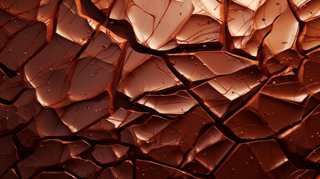 Foto peças de barras de chocolate textura foco seletivo alimentos