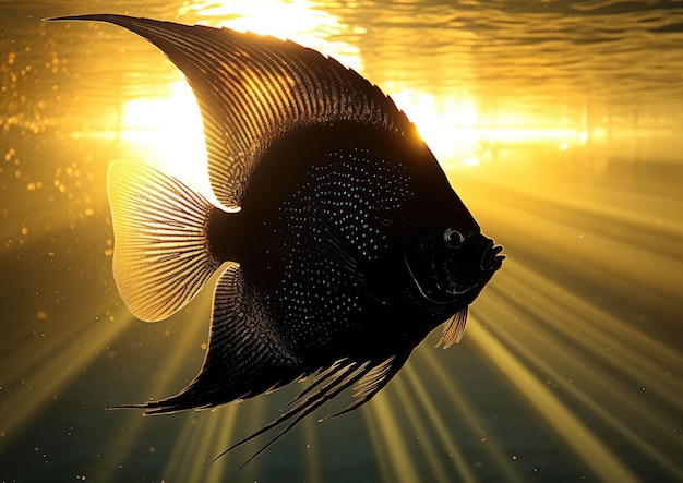 Peces de acuario de agua dulce pez ángel