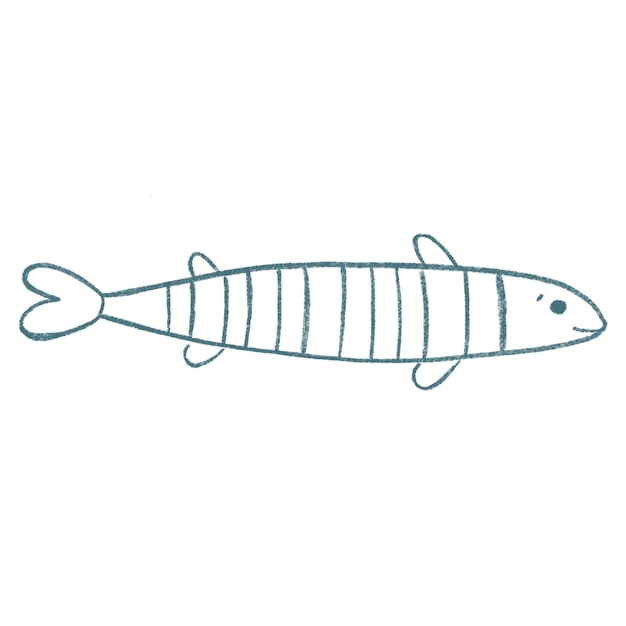 peces dibujados con lápices de colores imágenes dibujadas con pasteles de aceite habitantes del mar