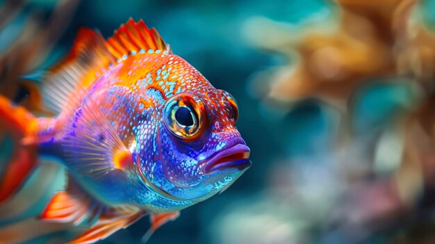 Peces tropicales que nadan en los arrecifes de coral