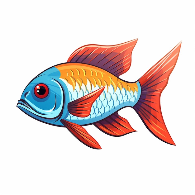 Foto peces vectores png peces luchadores colores peces trevally vectores azules de agua dulce