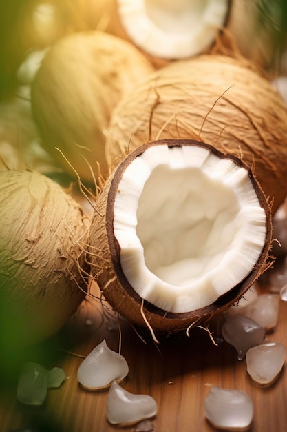 Pedaço de coco