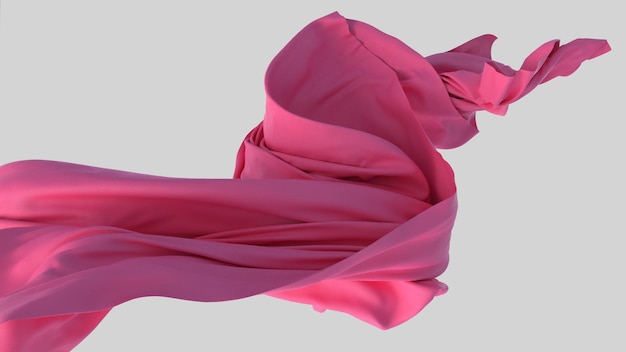 Pedaço de pano colorido rosa de fundo de tecido