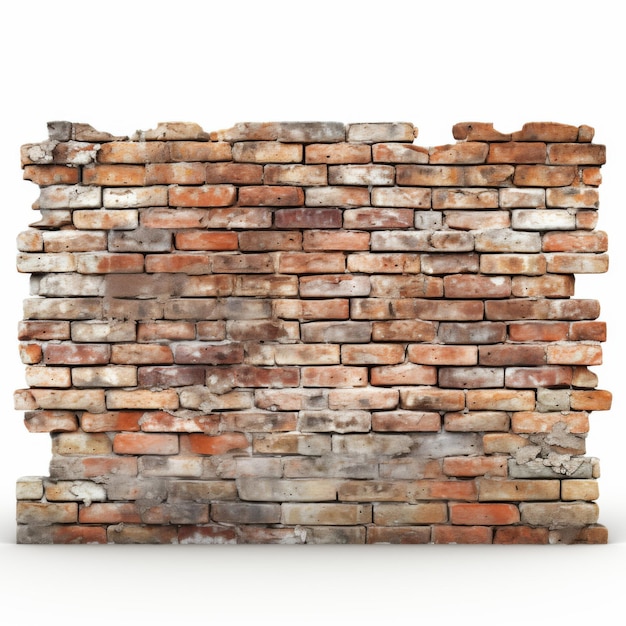 Foto pedaço de parede de tijolos