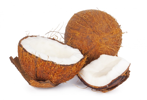 Pedaços de coco