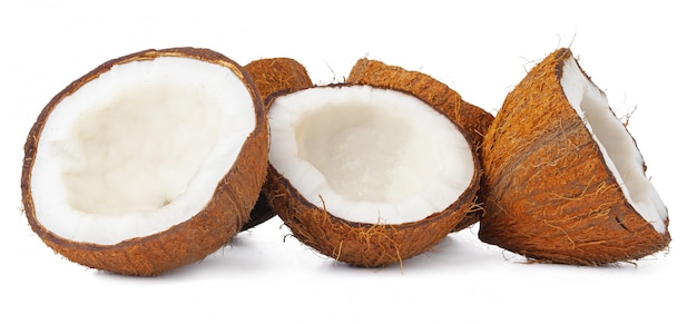 Pedaços de coco