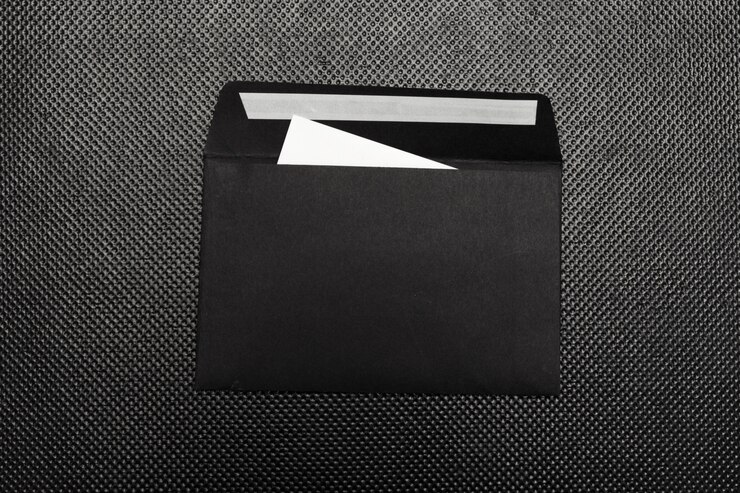 Foto pedaços de papel preto