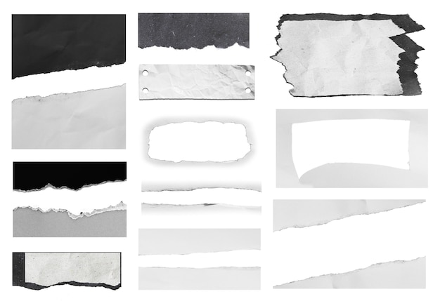 pedaços de papel rasgado com fundo de textura com espaço de cópia para texto