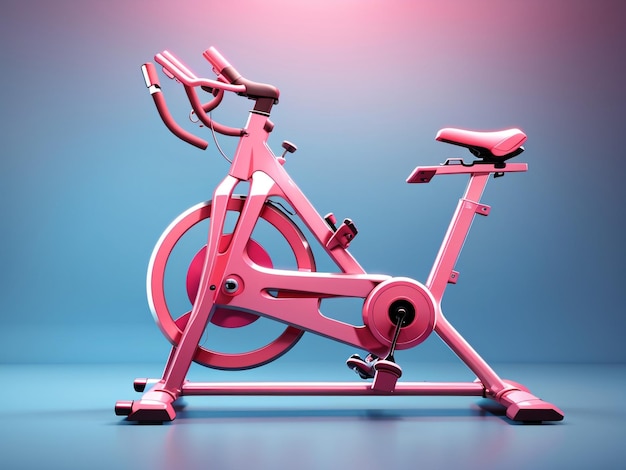 Pedales de potencia rosados Ejercicio Bicicleta Equipo de entrenamiento Gimnasio Ciclismo