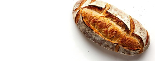 Foto un pedazo de pan está en un plato