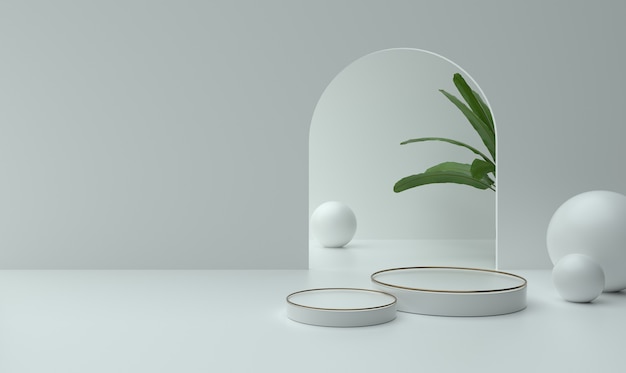Pedestal mínimo de produto para vitrine ou promoção