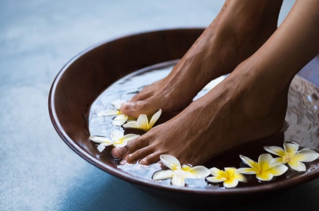 Pedicura en spa de lujo