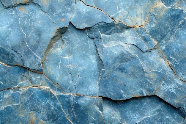 Pedra azul texturizada com rachaduras como fundo