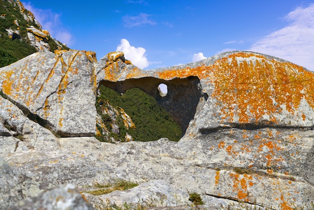 Pedra da Campa hoyo de piedra en las islas Islas Cies