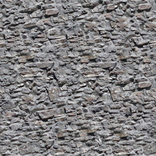 Foto pedra de parede com blocos regulares textura sem costura fundo azulejos rústicos design