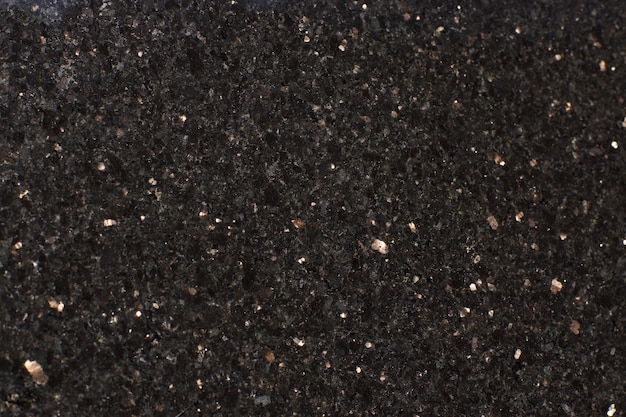 Pedra natural Star Galaxy Black Extra, granito preto, partículas brilhantes.