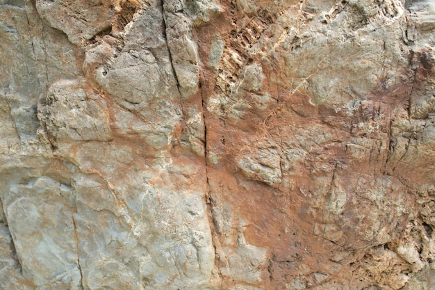 Pedra velha textura poderosa áspera em tela cheia com pequenos detalhes