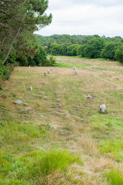 Pedras de Carnac na Bretanha