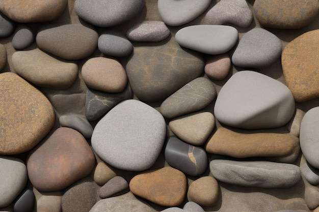 Pedras de rocha textura padrão de fundo 3d
