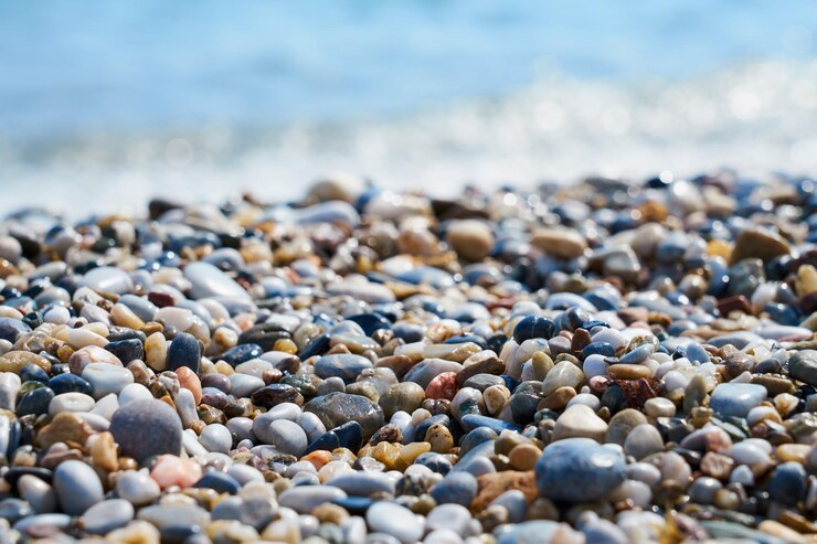 Foto pedras na praia