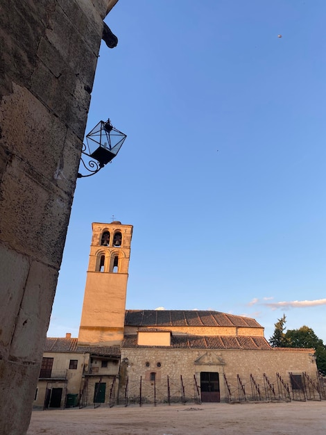 Pedraza Plaza in Segovia, Castilla y Len, Spanien. Pedraza, mittelalterliche Stadtmauer