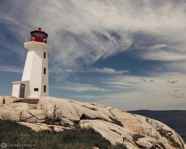 Peggy's Cove Leuchtturm im Sommer