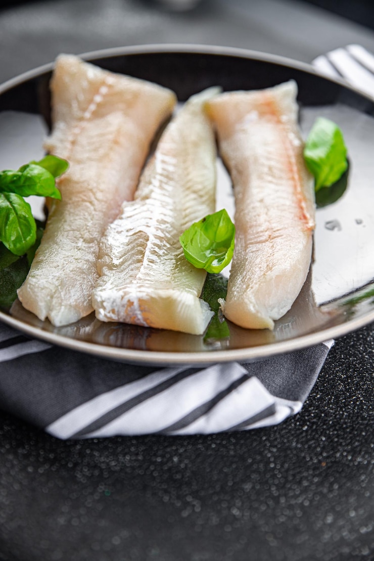 Foto peixe branco filete de peixe fresco frutos do mar alimentação saudável culinária aperitivo refeição comida lanche