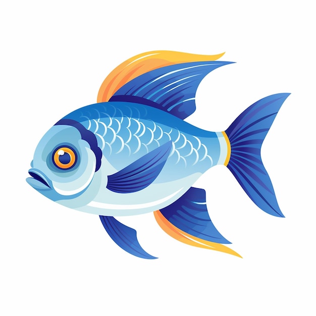 Foto peixe-dourado perdendo cor azul real meia-lua betta cauda amarela guppy ido pescar clip art
