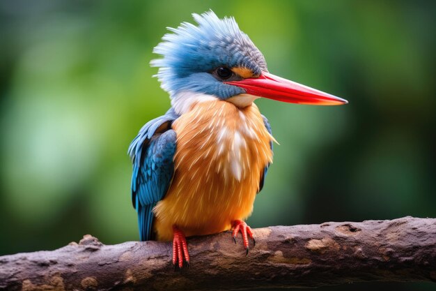 Foto peixe-marinho de cabeça cinzenta halcyon leucocephala