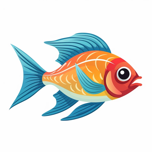 Foto peixe papagaio amarelo peixe colorido peixe de cauda dourada peixe de cores que são amarelos peixes de cauda de espada