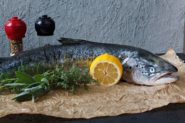 Peixe Peixe cru para cozinhar Truta Salmão Salmão