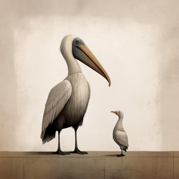 Pelican Art de Jon Klassen con Snicker Emoji