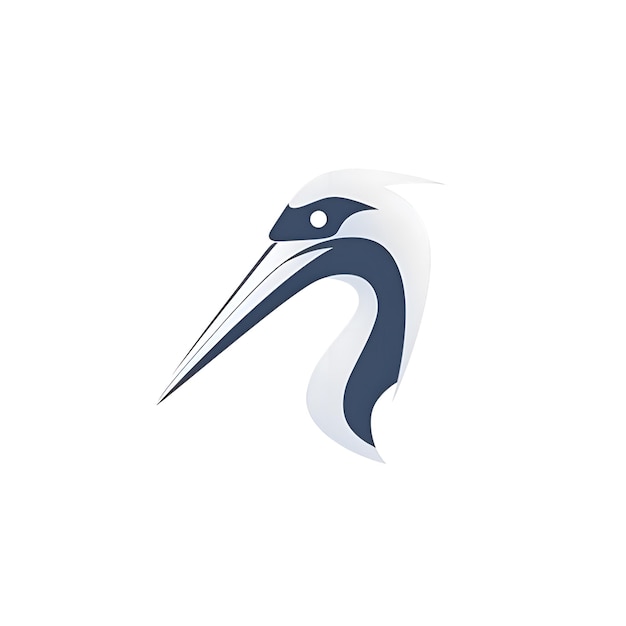 Foto pelican bird logo template diseño de ilustración de íconos vectoriales adecuado para muchos propósitos