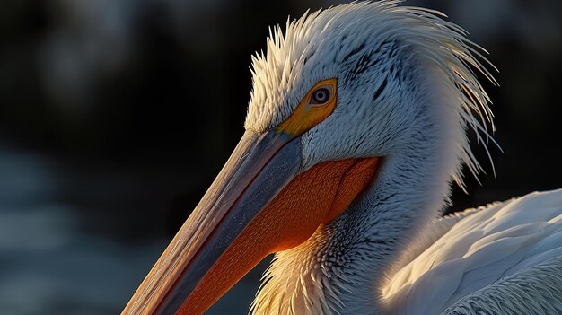 Pelicanus onocrotalus HD 8K Tapeten Fotografisches Bild