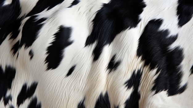 Foto pelo de vaca textura de pelo de animal em closeup detalhes intrincados da textura do pelo de animal